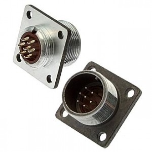 RM18-7-ZJ, Соединитель цилиндрический диаметр 18 мм 7 контактов 560 В 5 А