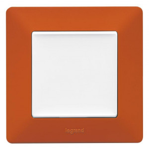 Valena LIFE Рамка 1 пост терракот универсальная 754071