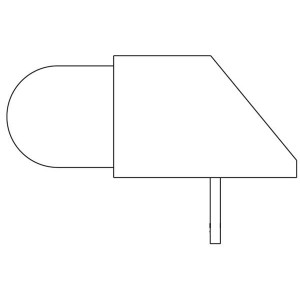 5302H3-12V, Светодиодные индикаторы для печатного монтажа AMBER DIFFUSED 12 VOLT