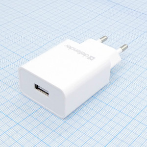 Defender UPA-21 5V/2.1A, сетевой блок питания на один USB разъём