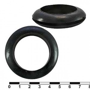 Втулки 35Х49Х39Х12Х3, Втулка проходная 35х49х39х12х3, резина EPDM