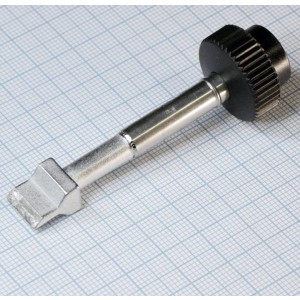 0612ZD, Жало паяльное для паяльника ERSA TechTool, усеченный брус-лопатка 10 мм для нагрева медной оплетки для удаления излишков припоя с печатных дорожек