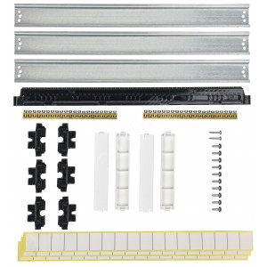 Корпус пластиковый ЩРВ-П-36 IP41 черн. прозр. дверь TEKFOR TF5-KP12-V-36-41-K01-K03