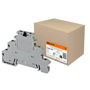 Зажим наборный трехуровневый ЗНТ 2,5-3PV серый SQ0803-0063