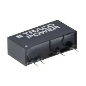 TMV 1205D, Преобразователь DC/DC на печатную плату вход 12В двуполярный выход 5В/-5В 0.1A/-0.1A 1Вт 5-Pin SIP модуль