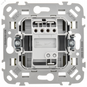 FLITE Выключатель 1-клавишный 10А ВС11-1-0-ФлО оливковый IEK FI-V10-0-10-1-K26