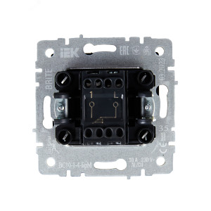 BRITE Выключ. 1-кл. самовозвратн. 10А ВС10-1-4-БрМ мар. BR-V14-0-10-K35