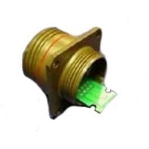RJFTV22G00, Модульные соединители / соединители Ethernet 8-Hole RJ45 Cordset Sq Flange Rcpt Olive