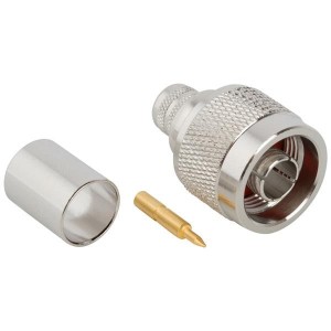 172166, РЧ соединители / Коаксиальные соединители N ST CRIMP PLUG RG 214