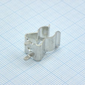 120.600, Держатель предохранителя 10,3х38mm, клипса, монтаж на плату, 20А 600В