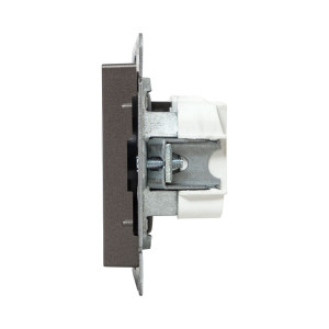 Механизм розетки, 16А, без заземления, без шторок, мокко Эпика EKF UP1-SOM-100