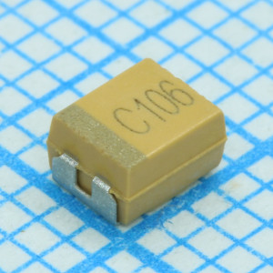 CA45-B016K475T, Конденсатор танталовый 4.7мкФ ±10% 16В типоразмер B