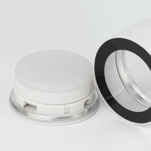 Светильник OL28 WH/BK под лампу GX53 IP44 настенно-потолочный спот черн./бел. Б0055581