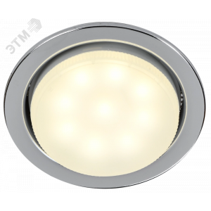 Светильник точечный GX53 встраив. хром. LUVB0-GX53-1-K23