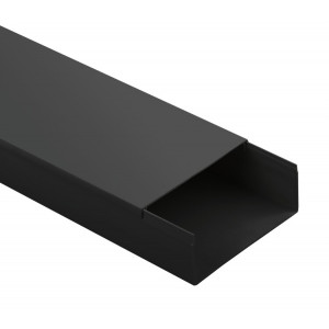 Кабель канал KK-B-100-40 100x40 черный 8м Б0061613