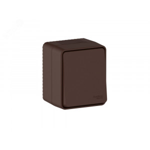 AtlasDesign PROFI IP54 О/У 1-клавишный ПЕРЕКЛЮЧАТЕЛЬ 10 АХ, КОРИЧНЕВЫЙ ATN546061