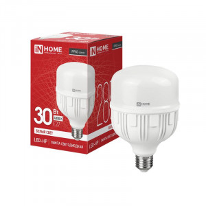 Лампа светодиодная высокомощная LED-HP-PRO 30Вт цилиндр 4000К нейтр. бел. E27 2850лм 230В 4690612031071