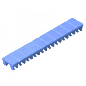 Шильдик 9705 A / 6 / 10 BLUE, Маркировка для клемм сечением 4 мм.кв., шириной 6 мм, 10 шильдиков, синяя, чистая