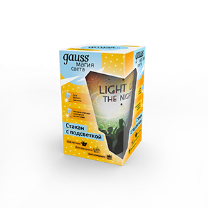 Стакан с подсветкой модель LCUP Party 3XLR44 LED 1/15/90 LC004