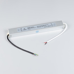 Блок питания ARPV-12100-SLIM-D (12V, 8.3A, 100W) 026433, Источник напряжения с гальванической развязкой для светодиодных изделий. Входное напряжение 170-265 VAC. Выходные параметры: 12 В, 8,3 А, 100 Вт. Встроенный PFC >0,5. Герметичный алюминиевый корпус IP 67. Рабочая температура -30…+50C?. Габаритные размеры