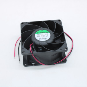 PMD1208PMB1-A(2).GN, Вентилятор 12В 80x80х38мм 5700 об/мин.0.76А 9.1Вт 55.2дБ, два подшипника качения