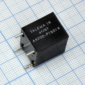 AS-200, Датчик тока 15A, 1:50, 20-200kHz, 1 силовая обм./1 измерительная обм.