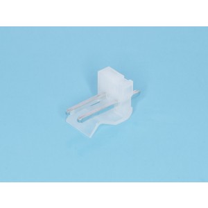 PWL-2, Разъем питания 2 контакта, вилка прямая на плату, шаг 3,96мм