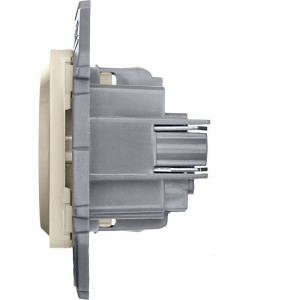 Розетка 1-м СП Inspiria 16А IP20 250В 2P+E защ. шторки немецк. стандарт механизм сл. кость Leg 673731