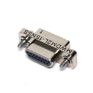 MWDM2L-15NSS, Соединители D-Sub Micro-D MICR D SLDRCUP CON 15CNT SZ #26 PIN