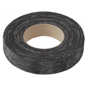 Изолента х/б 20мм (150г) прорезиненная черн. Б0002453