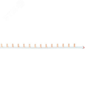Шина соединительная PIN 1ф 63А мед. изол. 54мод (дл.1м) pin-01-63