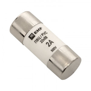 Плавкая вставка цилиндрическая ПВЦ (22х58) 2А EKF