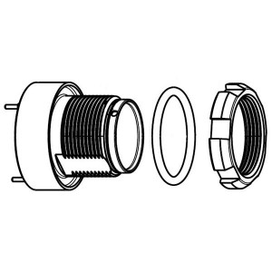 GK0WAM-P09UM00-000L, Цилиндрические защелкивающиеся разъемы CONN RCPT FMALE 9POS SOLDER