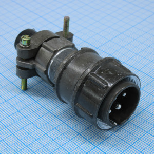 2PM22-4TJQB2, Разъем цилиндрический 4 контакта