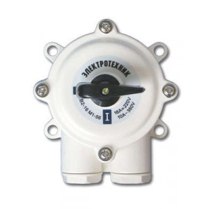 Выключатель пакетный ПВ2-16А М1 в пл. корп. IP56 ET001802