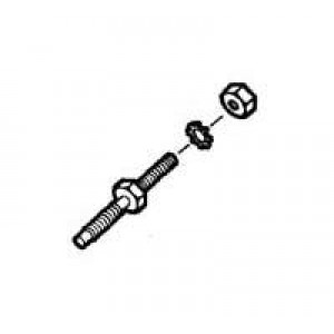 1-200874-2, Разъемы стоек и панелей SERIES "M" JACKSCREW STUD ASSY