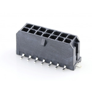 430451418, Разъем штыревой двухрядный на плату