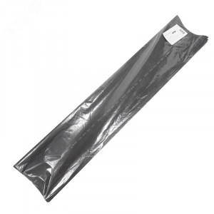 Трубка термоусадочная ТУТ нг 120,0/60 черная, термоусаживаемая трубка в метровой нарезке, не поддерживает горение