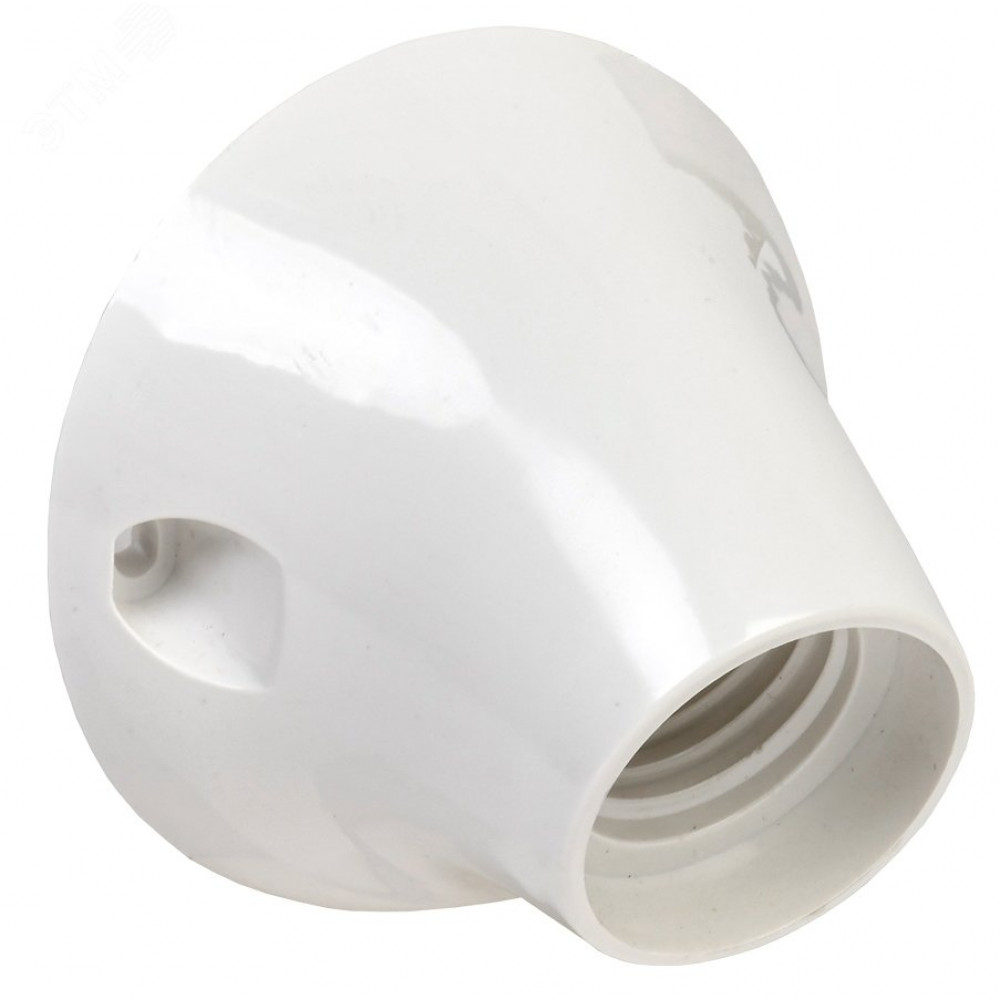 Изображение товара Патрон угловой Е27 пластиковый белый EPP13-04-01-К01 для освещения