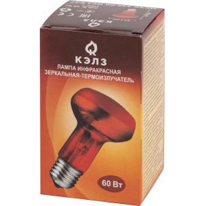 Инфракрасная лампа ИКЗК 230-60 R63 Е27 для обогрева животных 60 Вт Е27 Б0057281