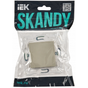 SKANDY Заглушка с суппортом SK-C01B бежевый IEK SK-PL10-K10