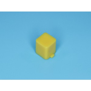 PSM1-K-1-Y, Колпачок квадратный для мини кнопки, желтый
