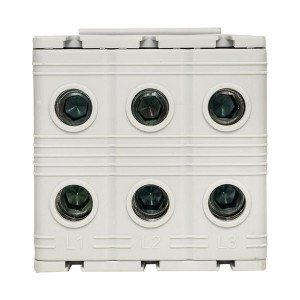 Клемма силовая вводная тройная КСВ 16-50кв.мм сер. PROxima plc-kvs3-16-50-grey