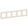 Изображение товара FLITE CLASSIC Рамка 5-местная РУ-5-К-ФлСл сливочный IEK FI-M52-32-20-K86