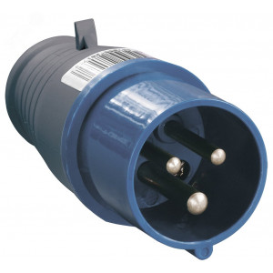 Вилка эл. каб. 16А 2P+PE 16А 220В IP44 ССИ-013 PSR01-016-3