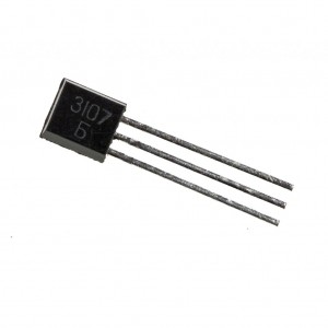 КТ3107Б, Биполярный транзистор PNP -50В -100мА 300мВт Кус 120-220 200МГц