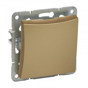 ДУЭТ 1-клавишный ВЫКЛЮЧАТЕЛЬ, сх.1, 10АХ, механизм, ШАМПАНЬ C3(2) WDE000411