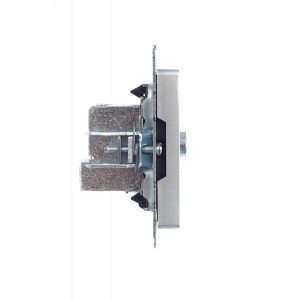 BRITE Розетка TV проходная РТВ10-0-БрА алюминий BR-A10-P-K47