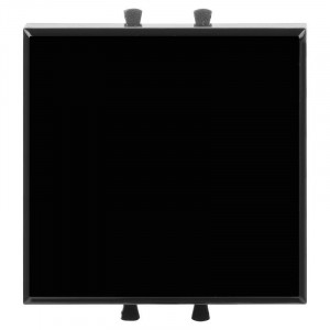 Выключатель модульный 1-кл. 2мод. Avanti "Черный квадрат" 16А IP20 черн. 4402102