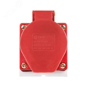 Розетка наружн. уст. 16А 3P+PE IP44 (114) ps-114-16-380